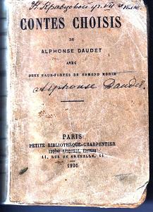 HST ET DOC- PASSAGES DES CONTES CHOISIS D ALPHONSE DAUDET 1905